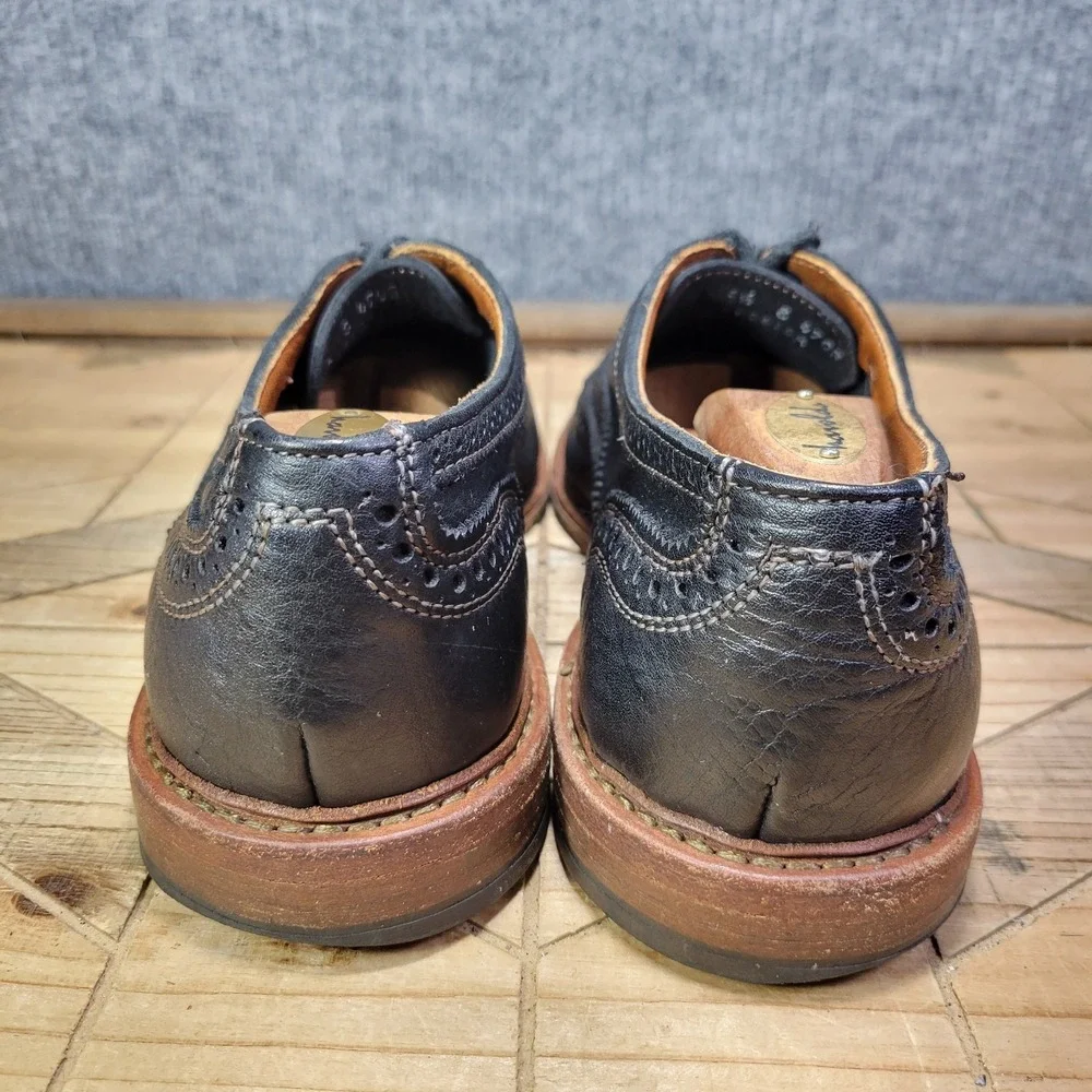 Allen Edmonds Neumok 2.0 Oxford Shoes Mens 9.5 E Brown Leather Wingtip Brogue